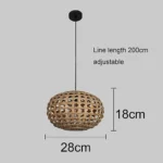 ⁦علاقي مفرد سلك مع قش E27*1L⁩ - الصورة ⁦2⁩