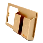 حامل جوال على الفريم لون ذهبي هادئ توفل