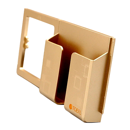 529-حامل-جوال-على-الفريم-لون-ذهبي-قولد-توفل-500x500 حامل جوال على الفريم لون ذهبي هادئ توفل - الصورة 1