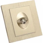 فيش منفذ دش مفرد لون ذهبي ملكي توفل