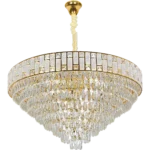 ⁦نجف مودرن ذهبي E14*5 مقاس 1000 ملم⁩ - الصورة ⁦2⁩