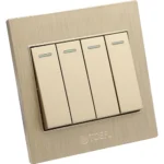 مفتاح رباعي لون ذهبي ملكي توفل