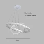 ⁦علاقي مودرن ابيض لون الانارة 3 اضاءات واط 95⁩ - الصورة ⁦3⁩