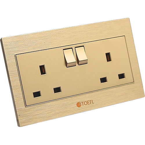 5CQO8fhSgkGpTuN9lQTWnH2gTpxfeVxVghJK7BGUo-500x500w فيش ثلاثي مزدوج مع مفتاح مستطيل لون ذهبي هادئ توفل - الصورة 1