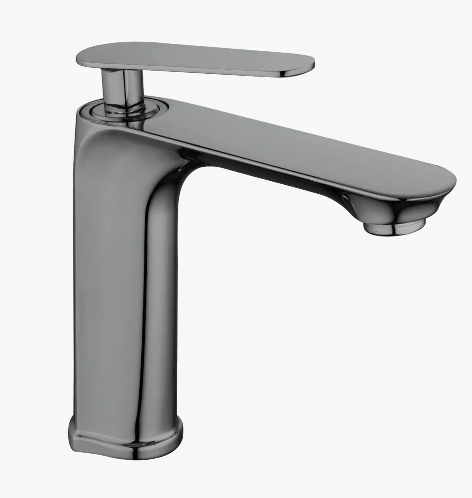 5b5abf50-fc48-4ede-aab9-f3e008bcf93f-948 خلاط مغسلة رمادي قصير مقاوم للصدأ - الصورة 1