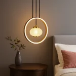 نجف مودرن اسود لون الانارة 3اضاءات 48 واط