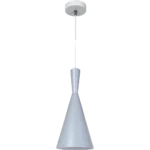 ⁦علاقي مودرن رمادي+ ابيض E27*1 مقاس 185 ملم⁩ - الصورة ⁦2⁩