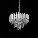 ⁦نجف مودرن فضي E14 40 سم⁩ - الصورة ⁦3⁩