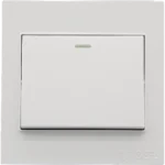 مفتاح مفرد لون ابيض ساده توفل