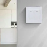 ⁦مفتاح ثنائي لون ابيض ساده توفل⁩ - الصورة ⁦4⁩