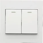 ⁦مفتاح ثنائي لون ابيض ساده توفل⁩ - الصورة ⁦6⁩