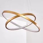 ⁦نجف مودرن ذهبي لون الانارة اصفر400*600 42 واط⁩ - الصورة ⁦4⁩