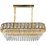 ⁦نجف مودرن ذهبي E14*10 مقاس 800*300 ملم⁩ - الصورة ⁦2⁩