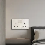 ⁦فيش ثلاثي مزدوج مع مفتاح مستطيل لون بيانو لولي⁩ - الصورة ⁦5⁩