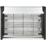 ⁦مصيدة ناموس كهربائي غطاء فضي مع اسود 2*8 واط⁩ - الصورة ⁦3⁩