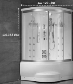 ⁦كابينة شاور بخار 120*120سم⁩ - الصورة ⁦4⁩