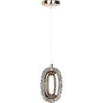 ⁦نجف مودرن زيتي لون الانارة 3 اضاءات 5 واط⁩ - الصورة ⁦2⁩