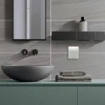 غطاء فيش حماية بارز مربع لون ابيض ساده توفل