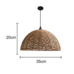 ⁦نجف مودرن بني E27*1⁩ - الصورة ⁦4⁩