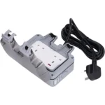 ⁦غطاء فيش جداري بارز خارجي ثنائي مقاوم للماء و الغبار معيار IP66 توفل⁩ - الصورة ⁦4⁩