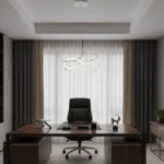 ⁦علاقي مودرن ابيض لون الانارة 3 اضاءات واط 105⁩ - الصورة ⁦4⁩