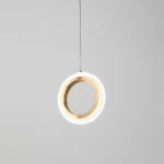 ⁦علاقي مفرد حلقة ذهبي لون الانارة 3اضاءات متعددة 9 واط⁩ - الصورة ⁦5⁩