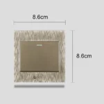 ⁦مفتاح مفرد لون ذهبي ملكي توفل⁩ - الصورة ⁦3⁩