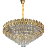 ⁦نجف مودرن ذهبي E14*22 مقاس 1000 ملم⁩ - الصورة ⁦2⁩