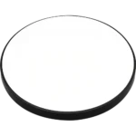 ⁦اضاءة سقفية لطش دائري اسود اشراقة متعددة الألوان ( شمسي + اصفر + ابيض ) تصميم جذاب وانارة براقة قطر 26 سم 15 واط⁩ - الصورة ⁦2⁩