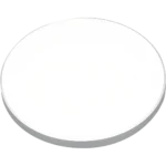 ⁦ثريا سقفية لطش دائري فضي اشراقة متعددة الألوان ( شمسي + اصفر + ابيض ) تصميم عملي واضاءة مشرقة قطر 26 سم 15 واط⁩ - الصورة ⁦3⁩