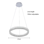 ⁦علاقي مودرن ابيض لون الانارة 3 اضاءات واط 30⁩ - الصورة ⁦2⁩
