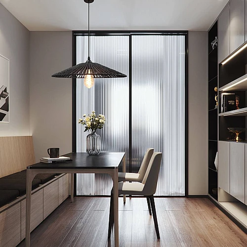 CrQBDOQISoM83M7zfJHtUYTgmBKuAduFKjaUaluw7jIWGI-500x500 نجف مودرن اسود E27*1 مقاس 60 سم - الصورة 1