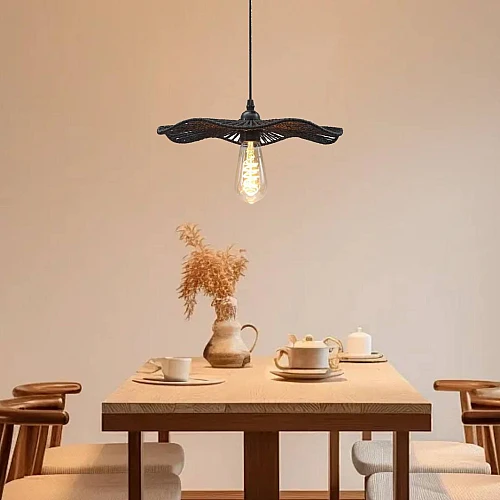 DnMX0fMDCsqDmoaroZvlqqlVSMESQKL1bqkwUJDwn3Wk7-500x500 علاقي خيزران اسود E27*1L قطر 350 ملم - الصورة 1