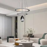 علاقي مودرن اسود لون الانارة 3 اضاءات واط 105