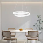 علاقي مودرن ابيض لون الانارة 3 اضاءات 60 واط