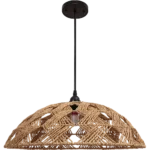 ⁦نجف مودرن بني E27*1 مقاس 50 سم⁩ - الصورة ⁦3⁩