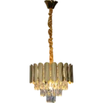 ⁦نجف مودرن ذهبي 400 E14*5⁩ - الصورة ⁦3⁩