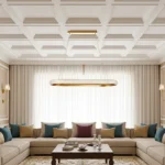 علاقي مودرن ذهبي لون الانارة 3 اضاءات 1000*350 95 واط