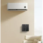 ⁦مفتاح مكيف مربع 45 امبير لون اسود بيانو بلاتيني⁩ - الصورة ⁦2⁩