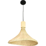 ⁦علاقي قش مفرد E27 قطر 30 سم⁩ - الصورة ⁦2⁩