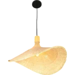 ⁦علاقي مفرد بتصميم قش حديث وعصري E27 قطر 50 سم⁩ - الصورة ⁦2⁩