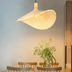 علاقي مفرد بتصميم قش حديث وعصري E27 قطر 50 سم