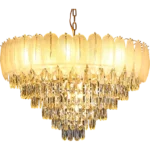 ⁦نجف مودرن ذهبي E14 قطر 80 سم⁩ - الصورة ⁦7⁩