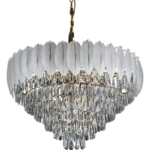 ⁦نجف مودرن ذهبي E14 قطر 80 سم⁩ - الصورة ⁦3⁩