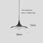 ⁦علاقي مودرن شكل اسود ذهبي تصميم عصري وحديث⁩ - الصورة ⁦3⁩