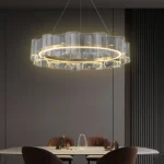 نجف مودرن زيتي 3اضاءات 36 واط 60 سم