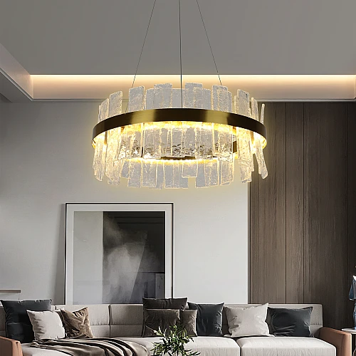 HA-C5651-600-CR (22)-500x500 نجف مودرن زيتي لون الانارة 3اضاءات 42 واط قطر 60 سم - الصورة 1