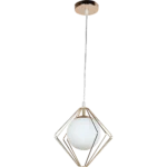 ⁦نجف مودرن ذهبي E27*1L مفرد⁩ - الصورة ⁦2⁩