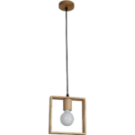 ⁦علاقي مفرد خشبي E27*1L⁩ - الصورة ⁦4⁩