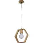 ⁦علاقي مفرد خشبي E27*1L⁩ - الصورة ⁦4⁩